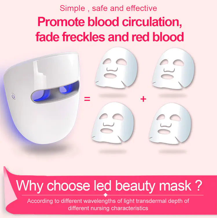 LED Photon Skin Care Face Mask