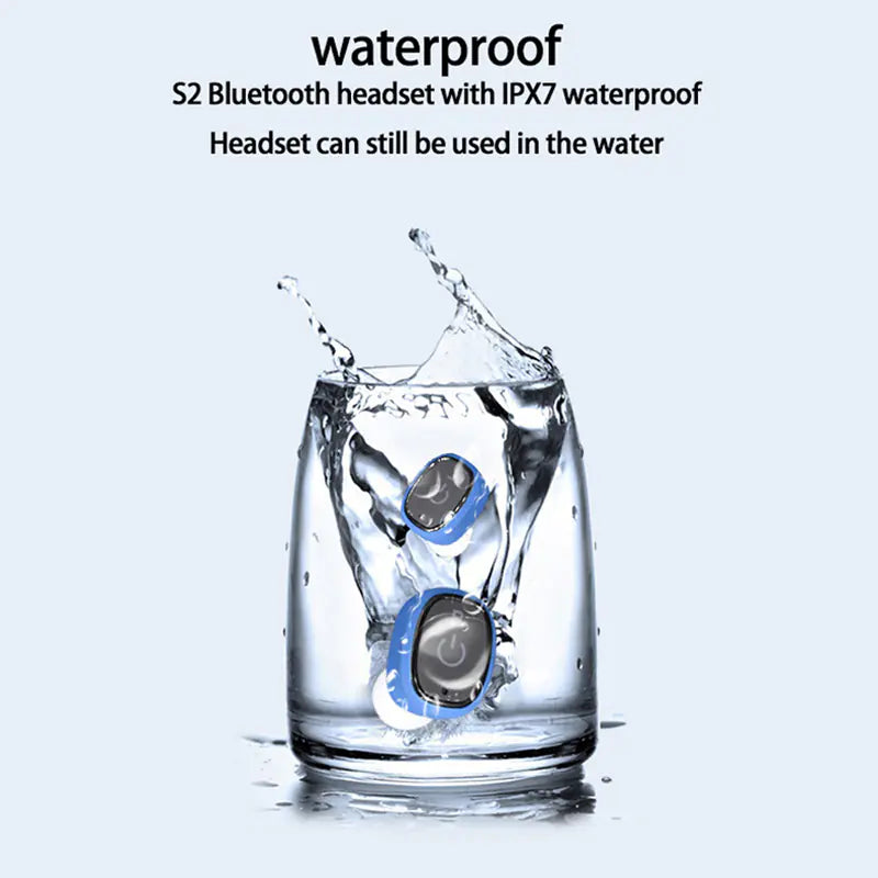 TWS 7 Waterproof Sports Bluetooth Earbuds