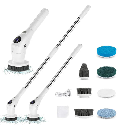 TurboBrush Electric Spin Scrubber Kit with 8 Brushes