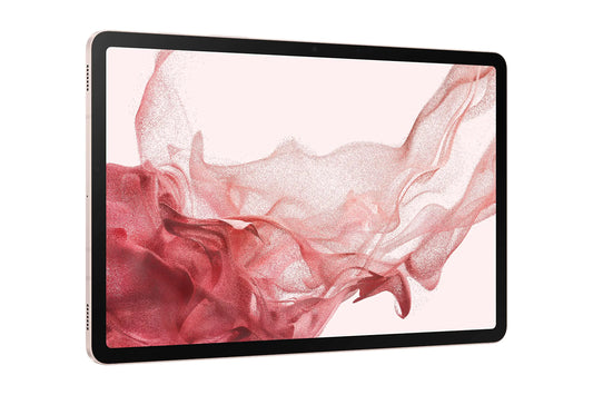SAMSUNG Samsung Galaxy Tab S8 Android Tablet 11 LCD Screen 128GB Storage Qualcomm Snapdragon S Pen Included All-Day Battery Ultra Wide Camera DeX Productivity Pink Gold (Renewed)
