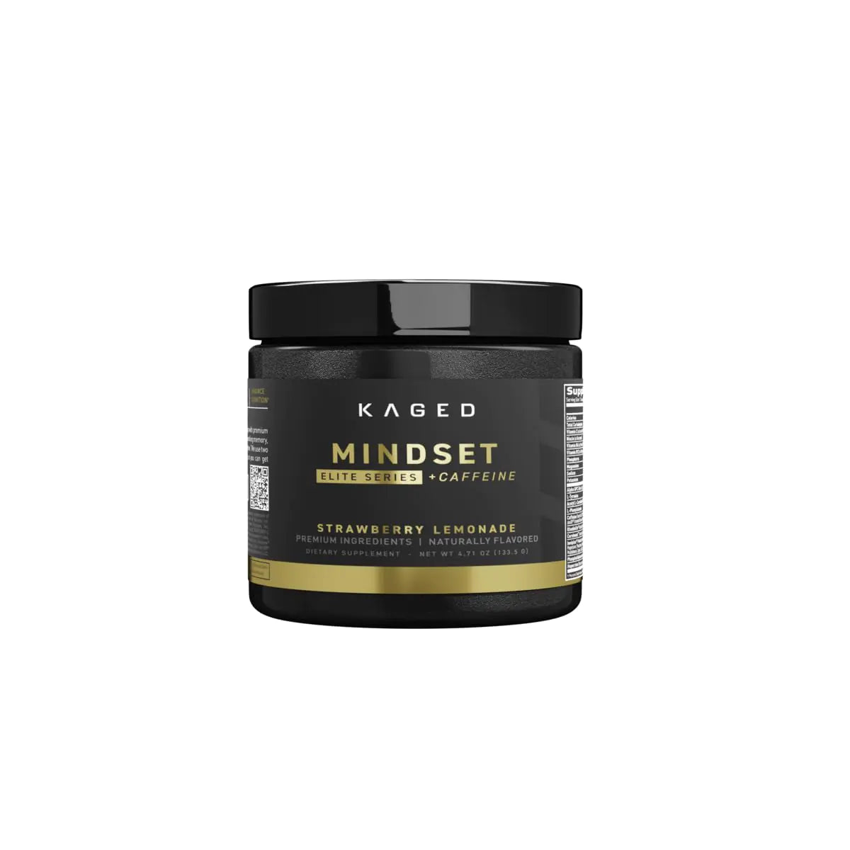 Kaged Nootropic Mindset Elite | Focus and Productivity Supplement | Organic Caffeine | Supports Working Memory Focus Energy and Mood* | Strawberry Lemonade - 30 Servings