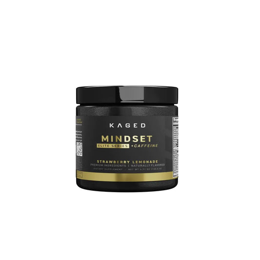 Kaged Nootropic Mindset Elite | Focus and Productivity Supplement | Organic Caffeine | Supports Working Memory Focus Energy and Mood* | Strawberry Lemonade - 30 Servings
