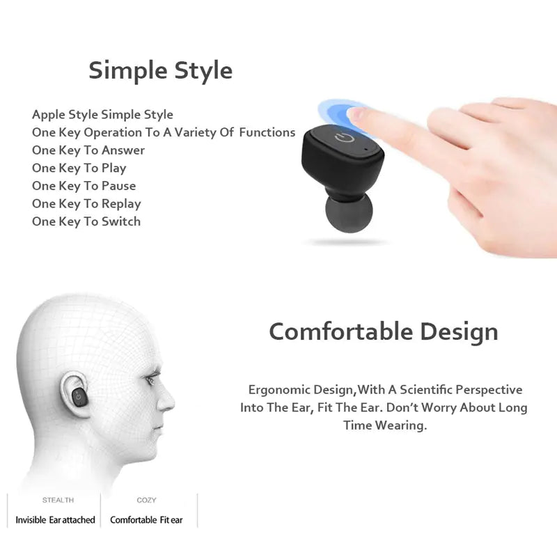 TWS 7 Waterproof Sports Bluetooth Earbuds